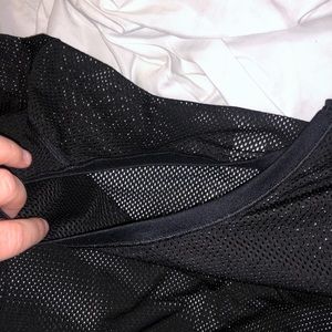 Victoria's Secret Tops - Black cropped mesh shirt Victoria's Secret Tops - Black cropped mesh shirt